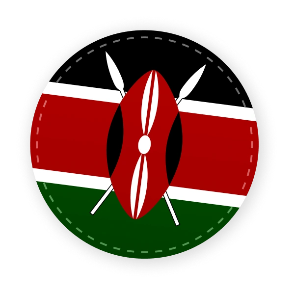 Flag Kenya